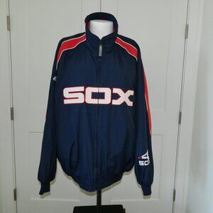 VTG. Chicago White Sox Cooperstown Collection Majestic Fleece Lined Coat sz XL